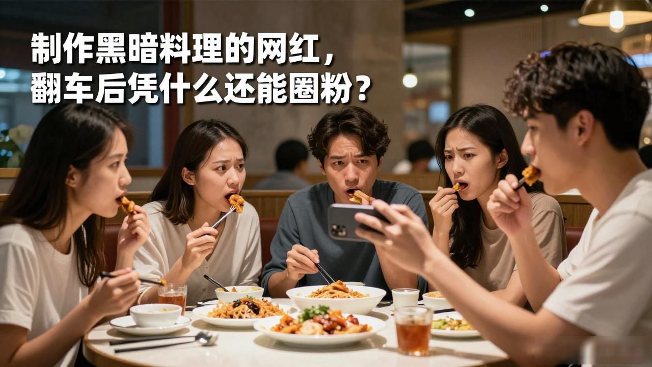 制作黑暗料理的网红,翻车后凭什么还能圈粉?