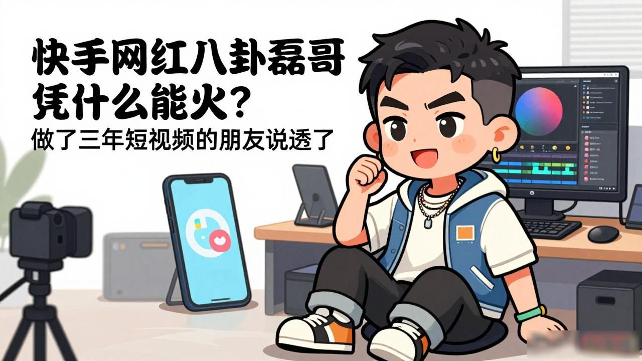 快手网红八卦磊哥凭什么能火？做了三年短视频的朋友说透了
